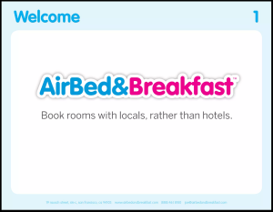 Airbnb pitch deck