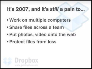 Dropbox pitch deck