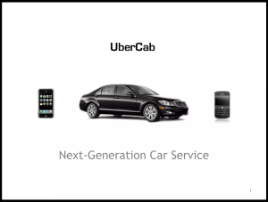 Uber pitch deck